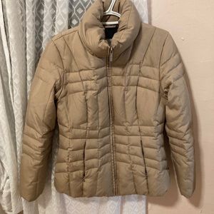 Beige puffer jacket
